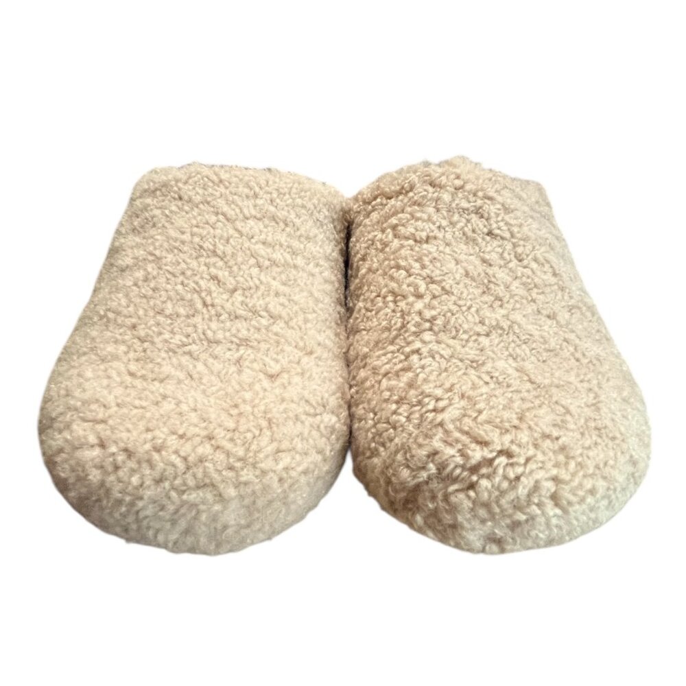 Steve Madden Sherpa Slippers - Beige/Tan sz 6 NWOT - Picture 5 of 5